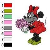 Minnie Mouse Embroidery 10